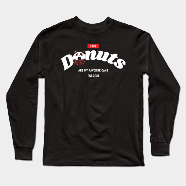 Dunkin Donuts Cake Long Sleeve T-Shirt by MAU_Design